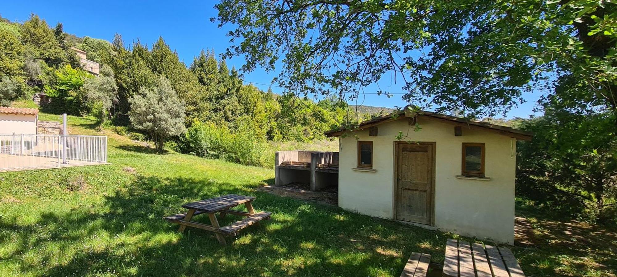 La Bastide De Peyremale, Gites En Cevennes, Piscine, Tennis Bagard Extérieur photo